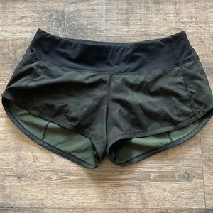 Lululemon speed shorts
